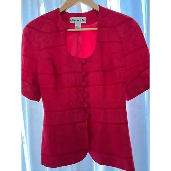 Vintage Christian Dior Blouse - Picture 1 of 4